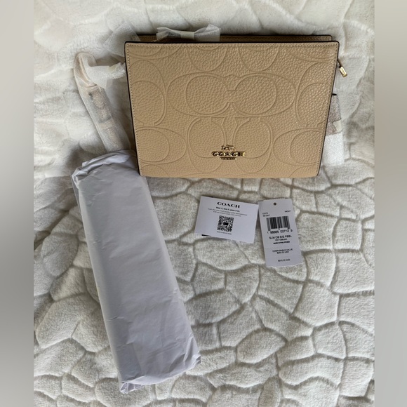 Coach Slim Crossbody Bag In Signature Leather - Picture 2 of 16